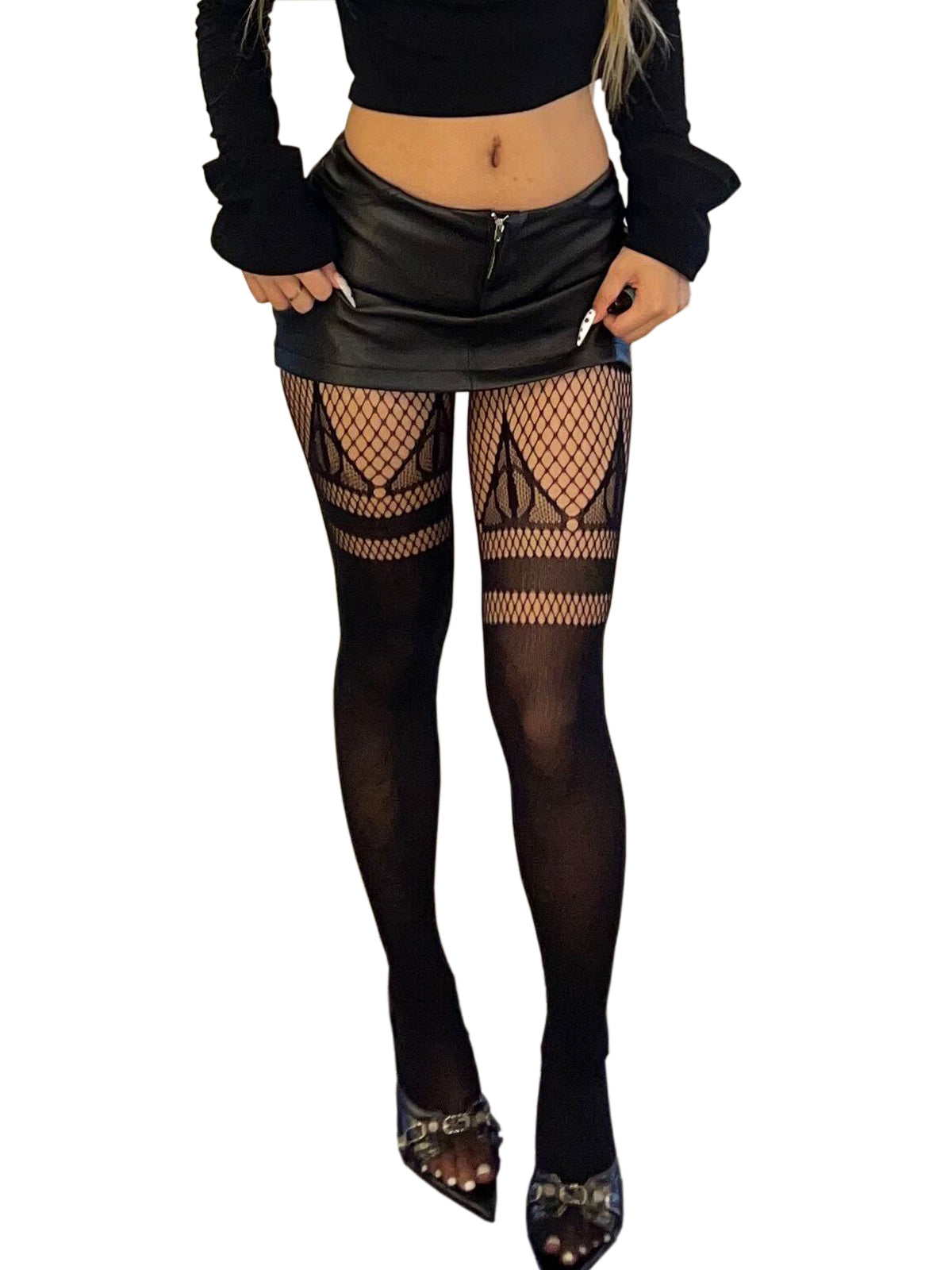 Lunedear Fishnet Tights Pattern Tights